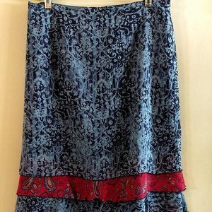 Indira New Denium Abstract Skirt